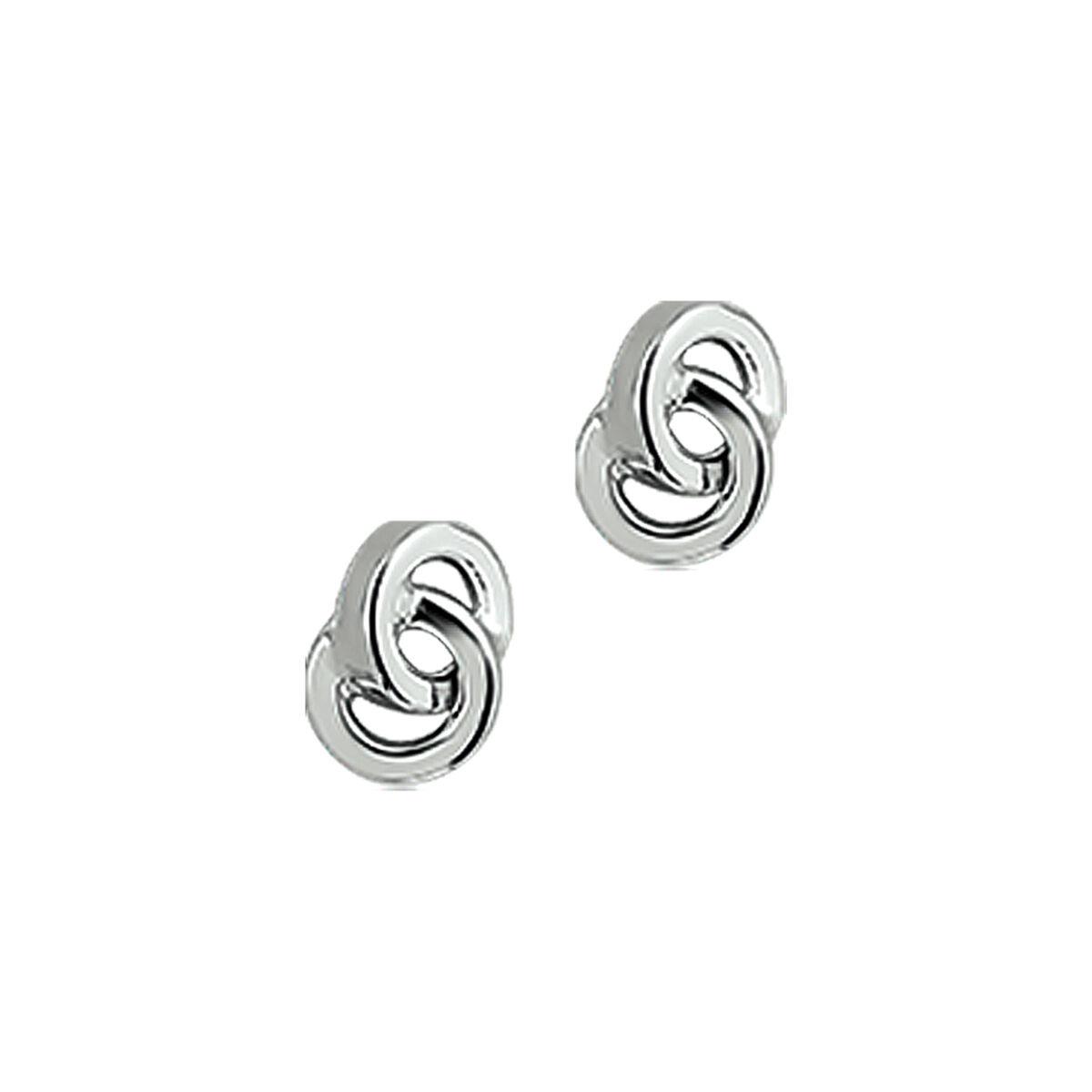 Weißgold Ohrstecker Ringe