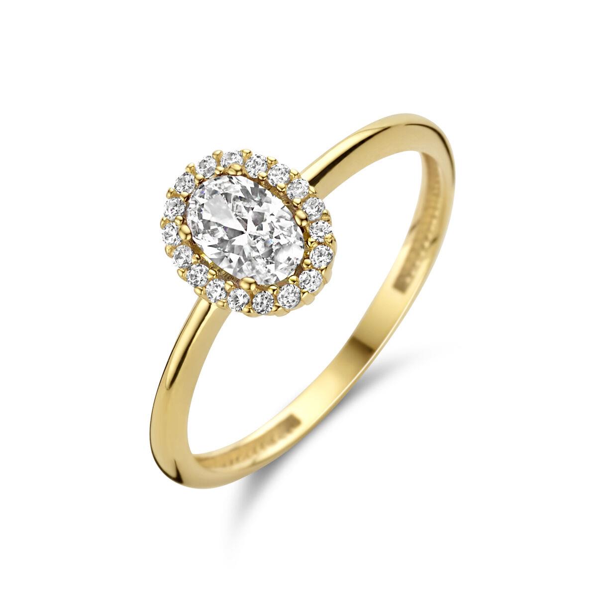 Halo Oval Ring