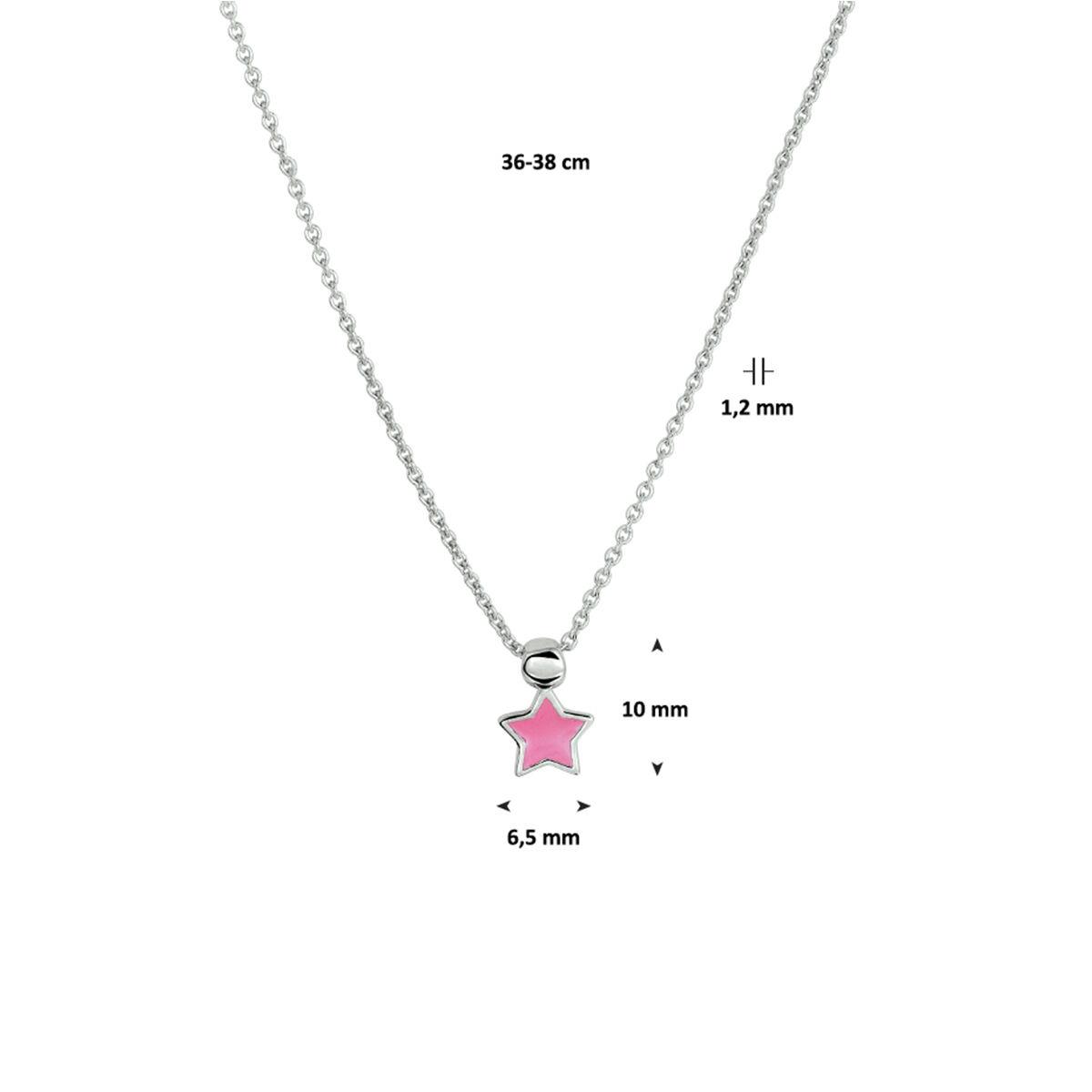 Kinder Kette mit pinkem Stern
