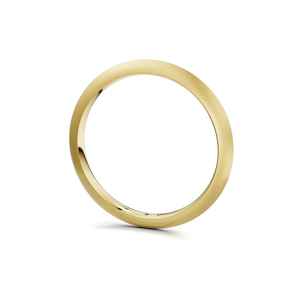 Niessing Dreieck Farbring Gelbgold voll ausgefasst