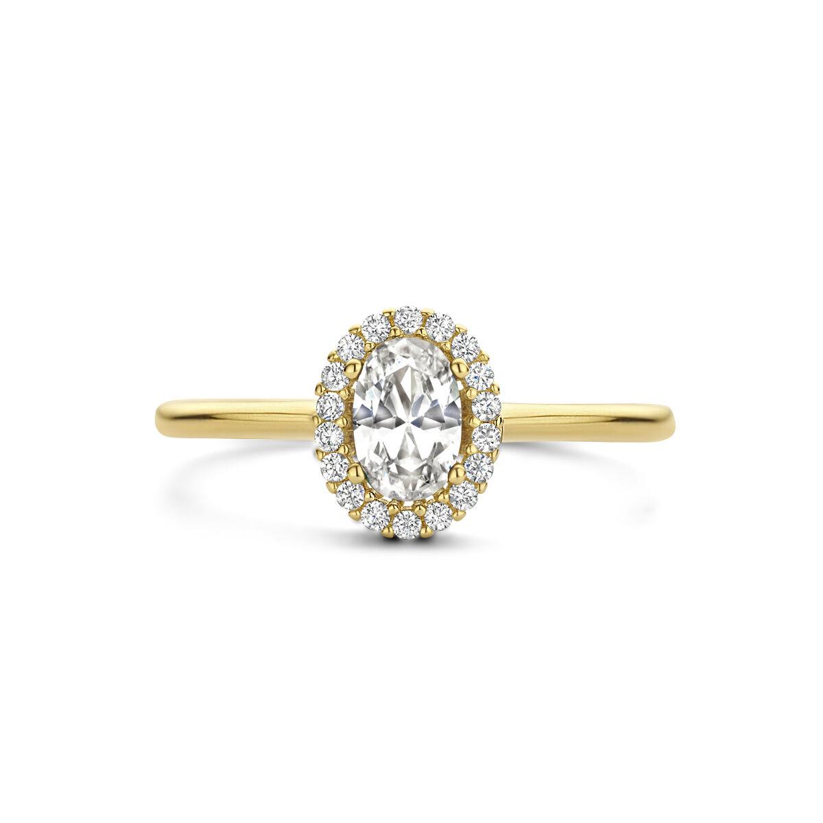 Halo Oval Ring