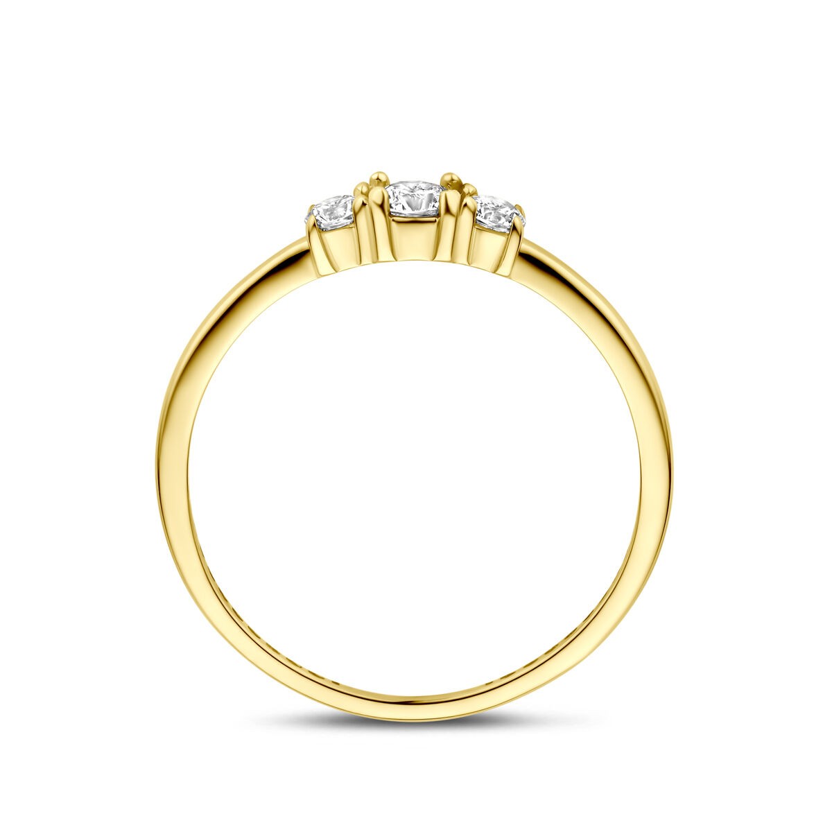 Ring mit 3 Zirkonia