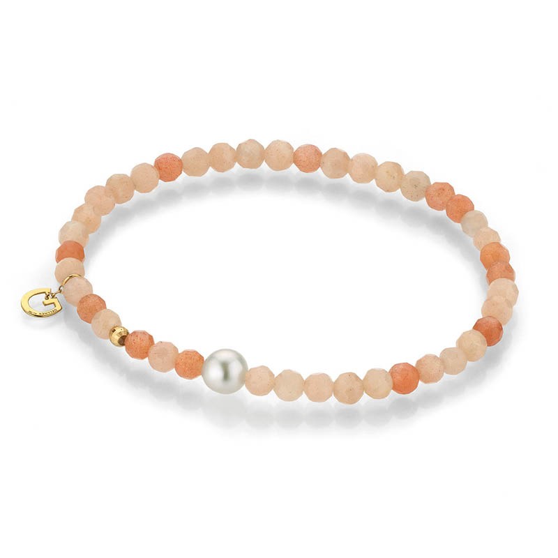Gellner Big Bang Armband Mondstein blush Perle