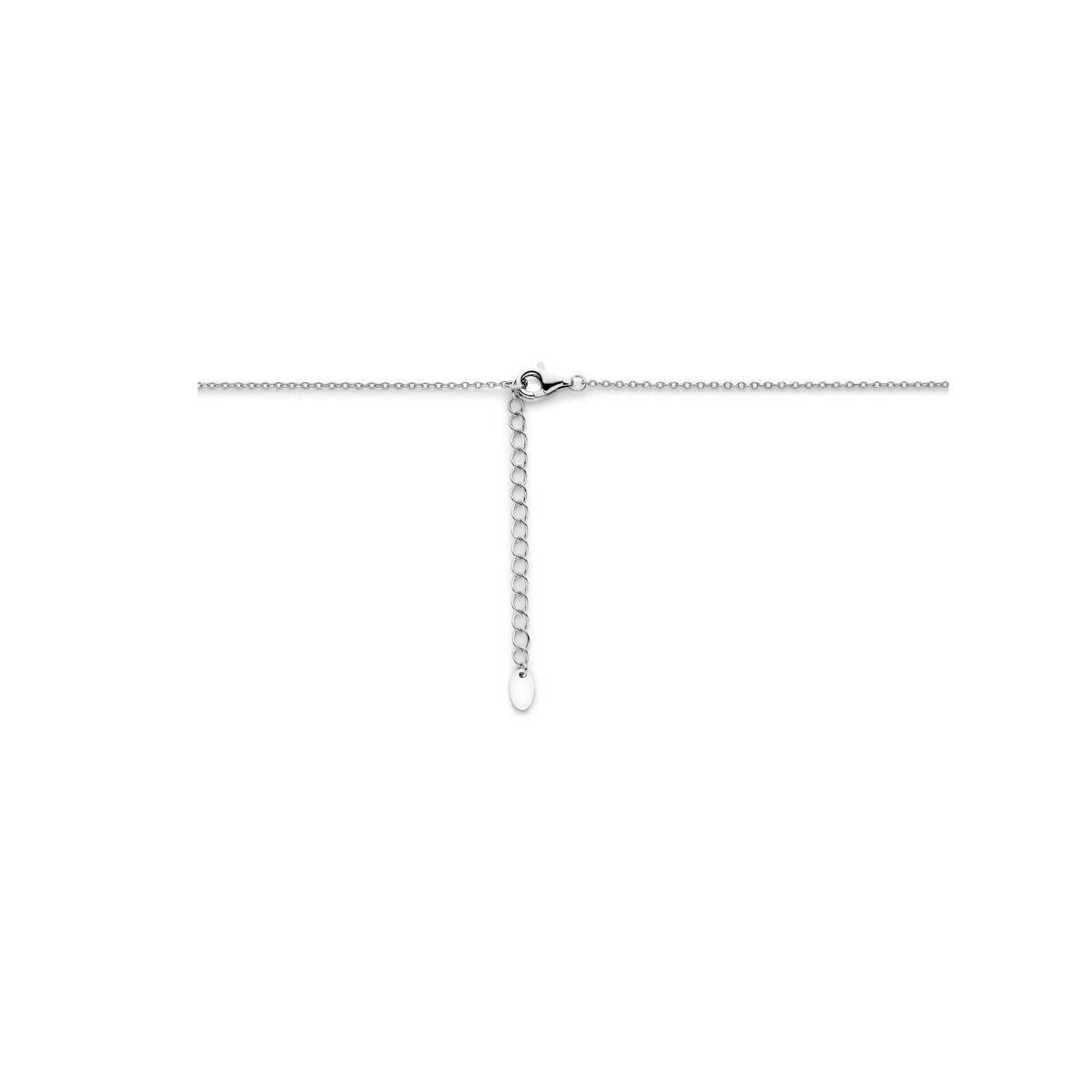 Kette mit Pavée Oval Anhänger