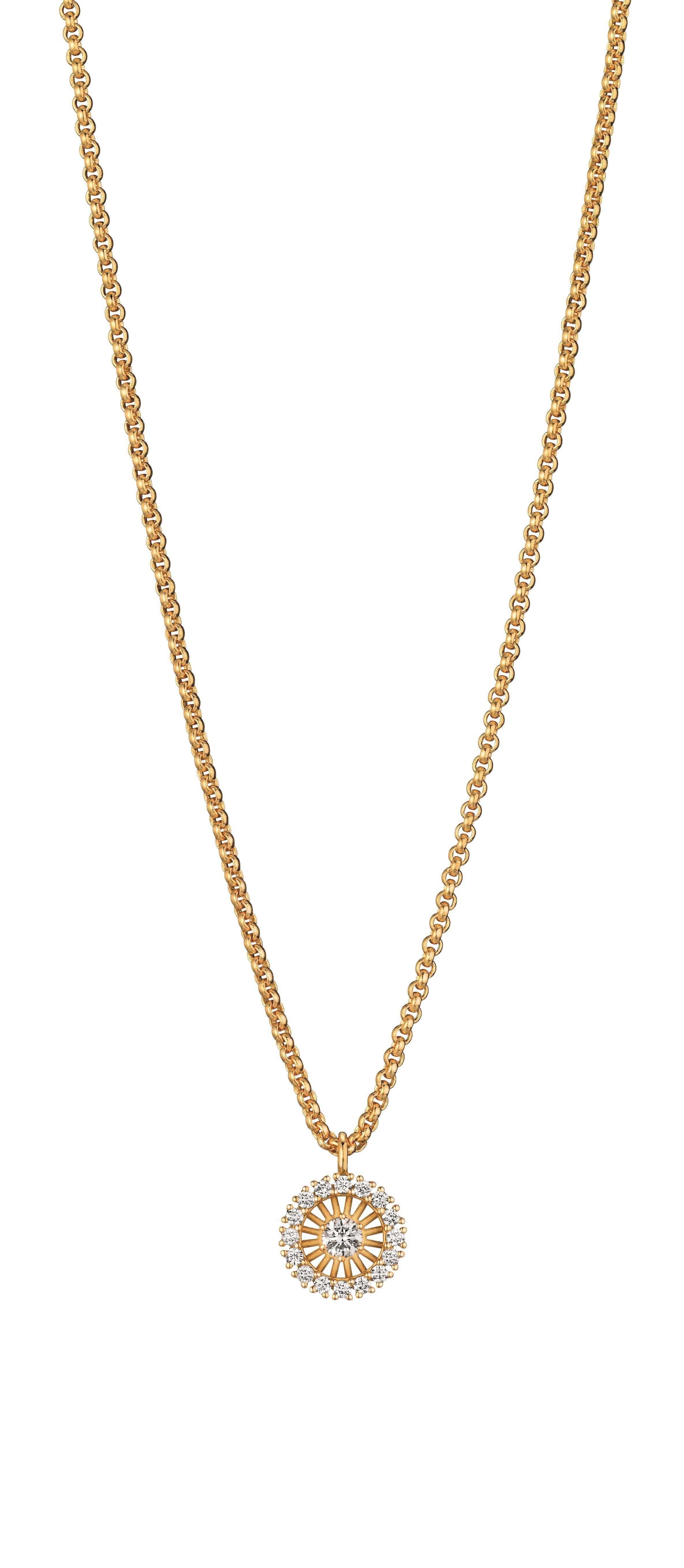 Jörg Heinz Swing Boho Gelbgold Collier