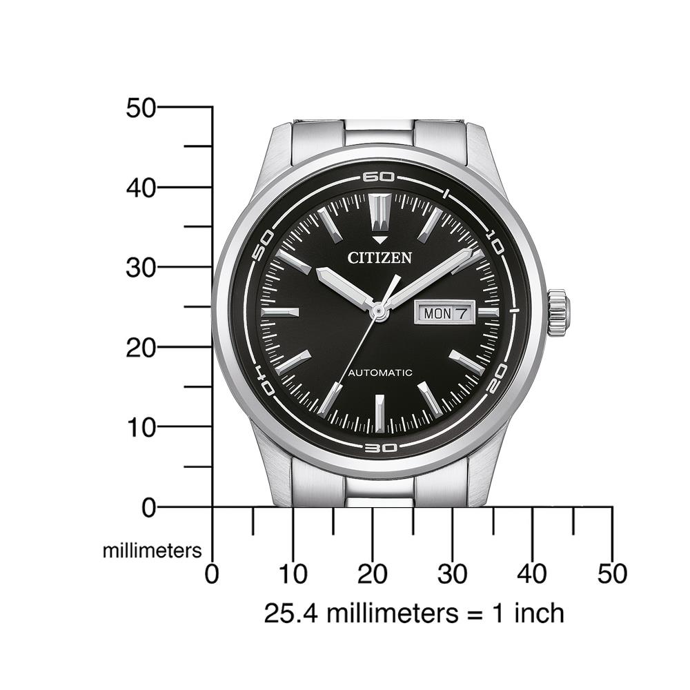 Citizen Stahl Black Automatik