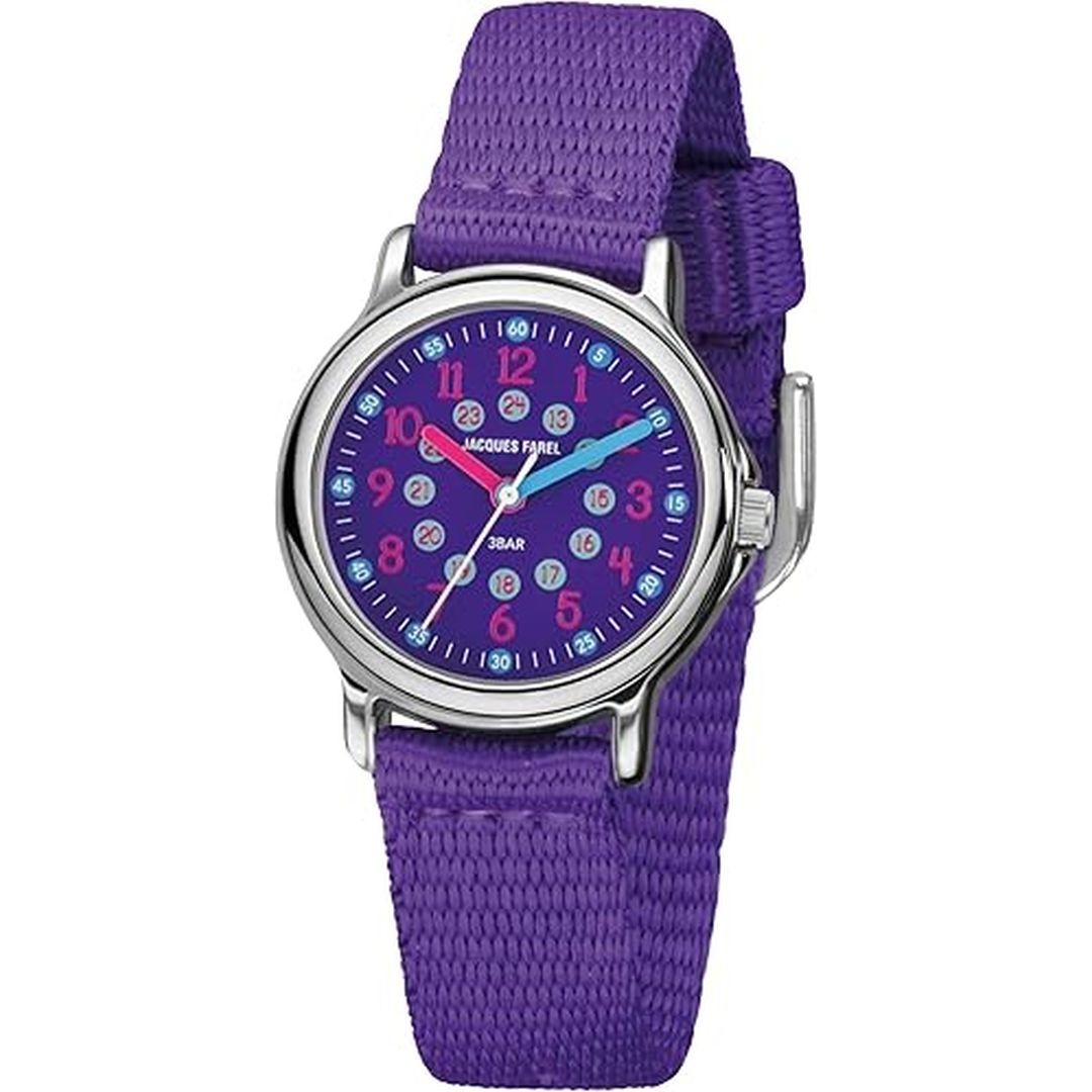 Kinderuhr Lila