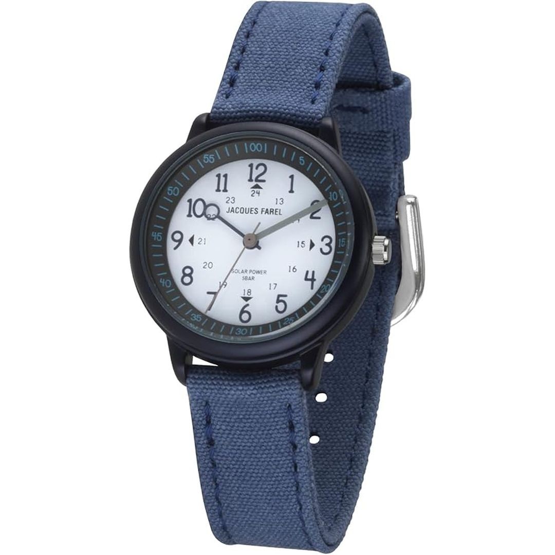 Ökokinderuhr Blau Solar