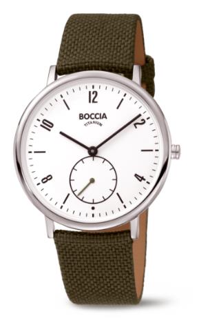 Boccia Titanium Armbanduhr mit kleiner Sekunde
