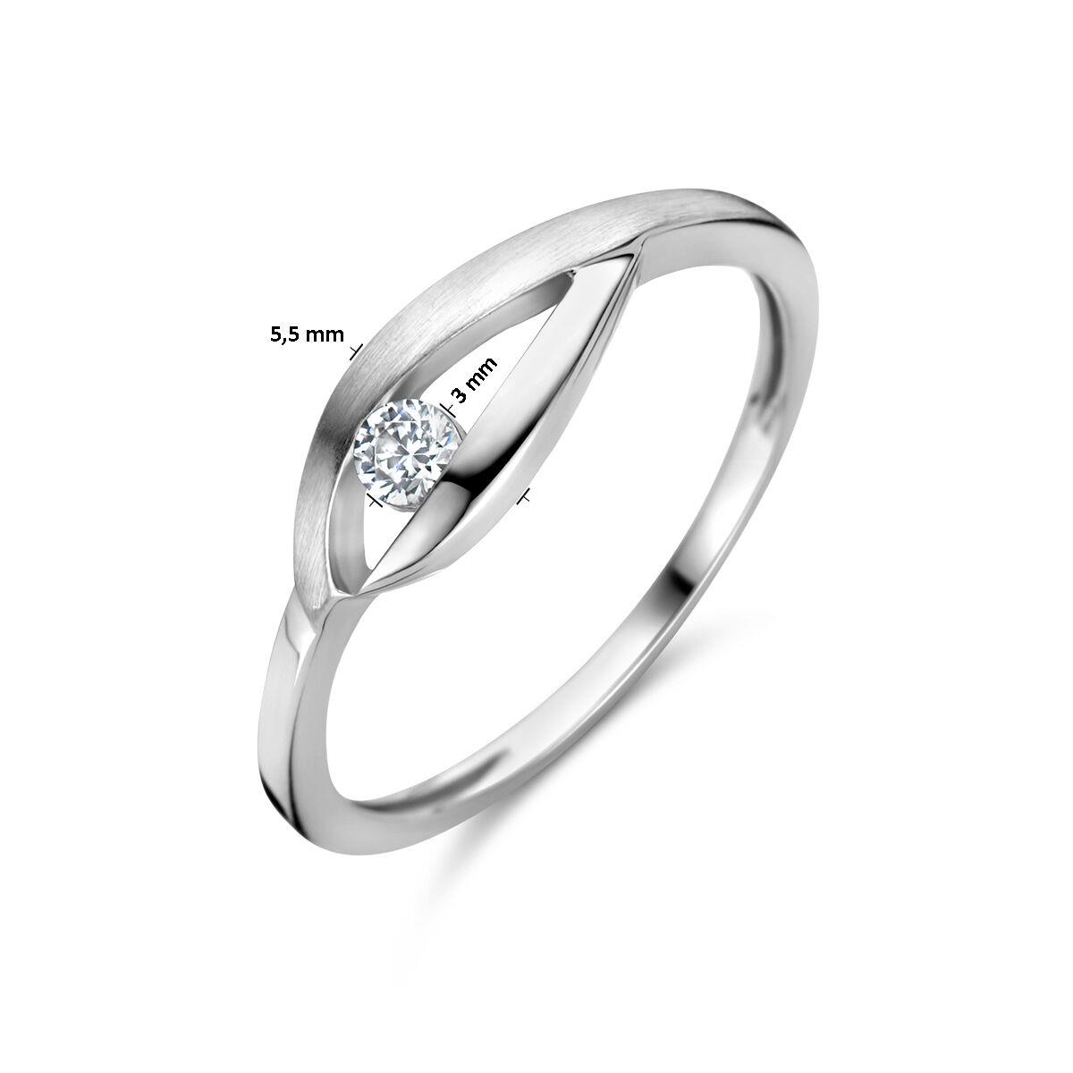 Ring mit Zirkonia
