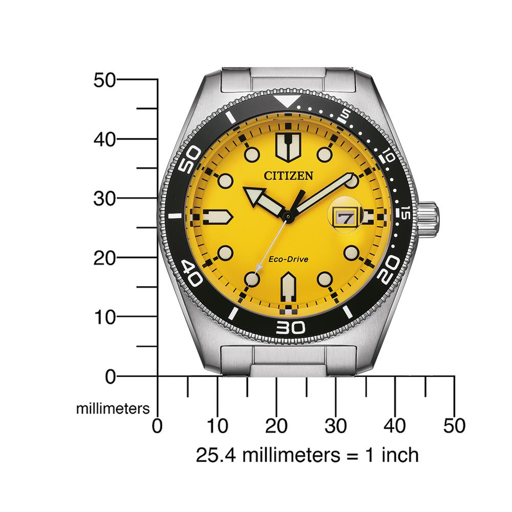 Citizen Eco-Drive Black & Yellow