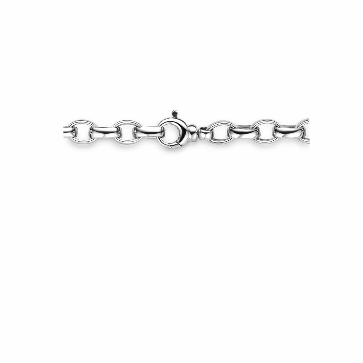 Breites Collier mit 5 Pavée Elementen