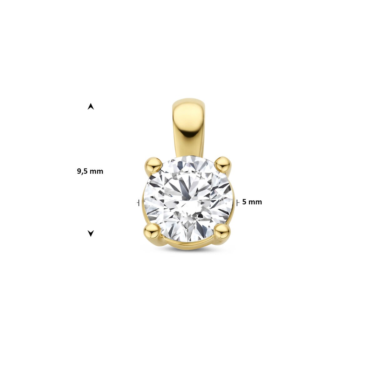 Solitaire Anhänger mit Lab Grown Brillanten 0,50ct