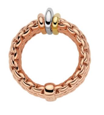 Fope Panorama Ring Rotgold M