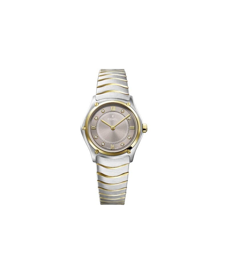 Ebel Sport Classic 33mm braungrau 8 Brillanten