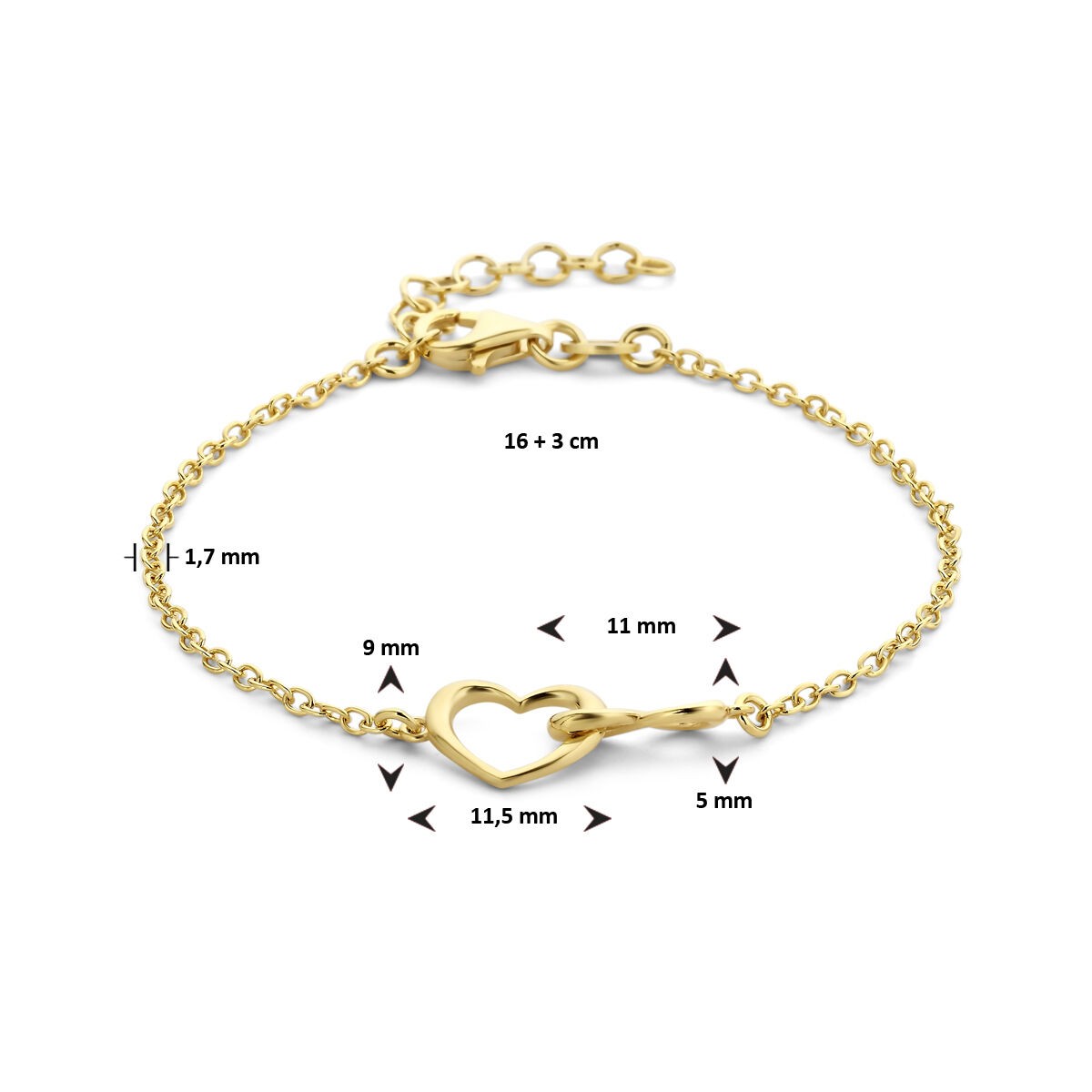 Armband Herz undendlichkeit