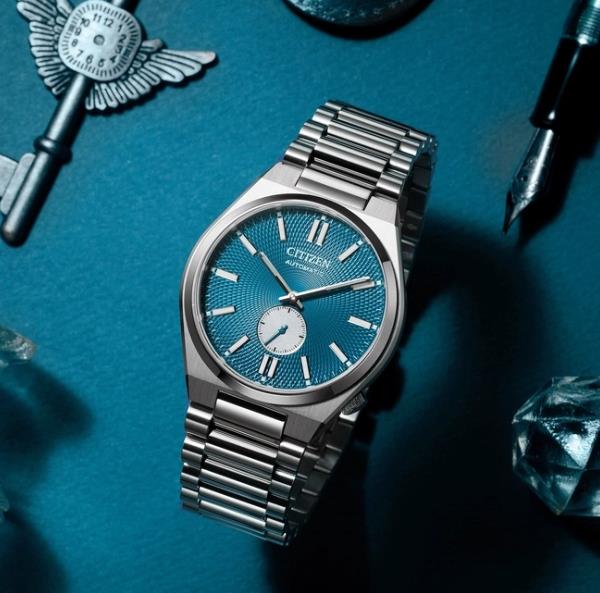 Citizen Automatik Uhr Blau mit kleiner Sekunde
