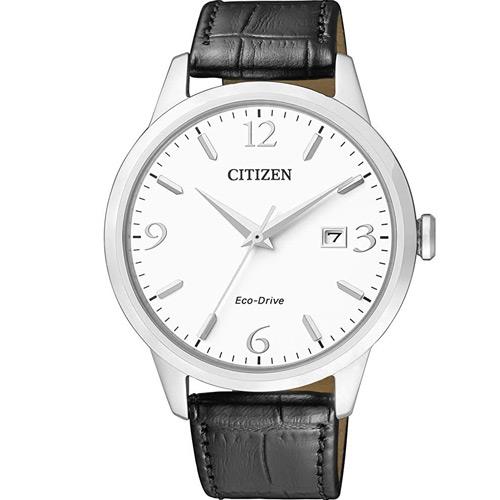 Citizen Herrenuhr Eco-Drive mit Lederband