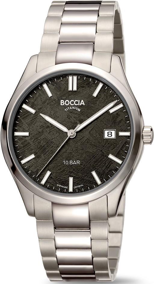 Boccia Titanium Uhr Schwarz