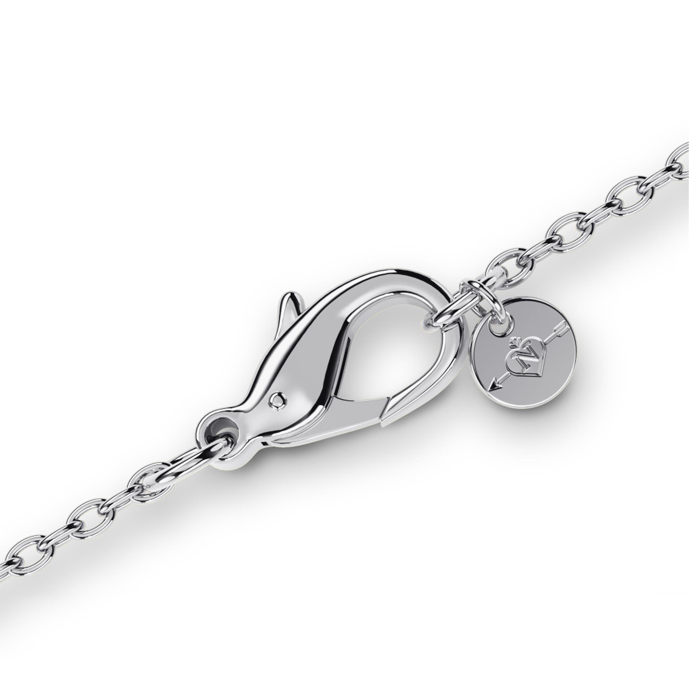Niessing Spannring Kette 45cm Platin