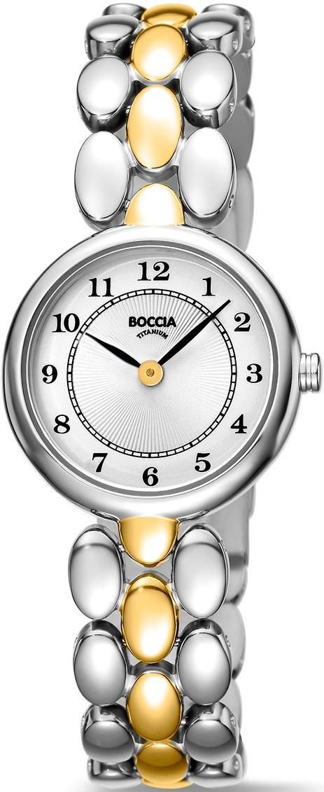 Boccia Titanium Damenuhr Silber Bi Color