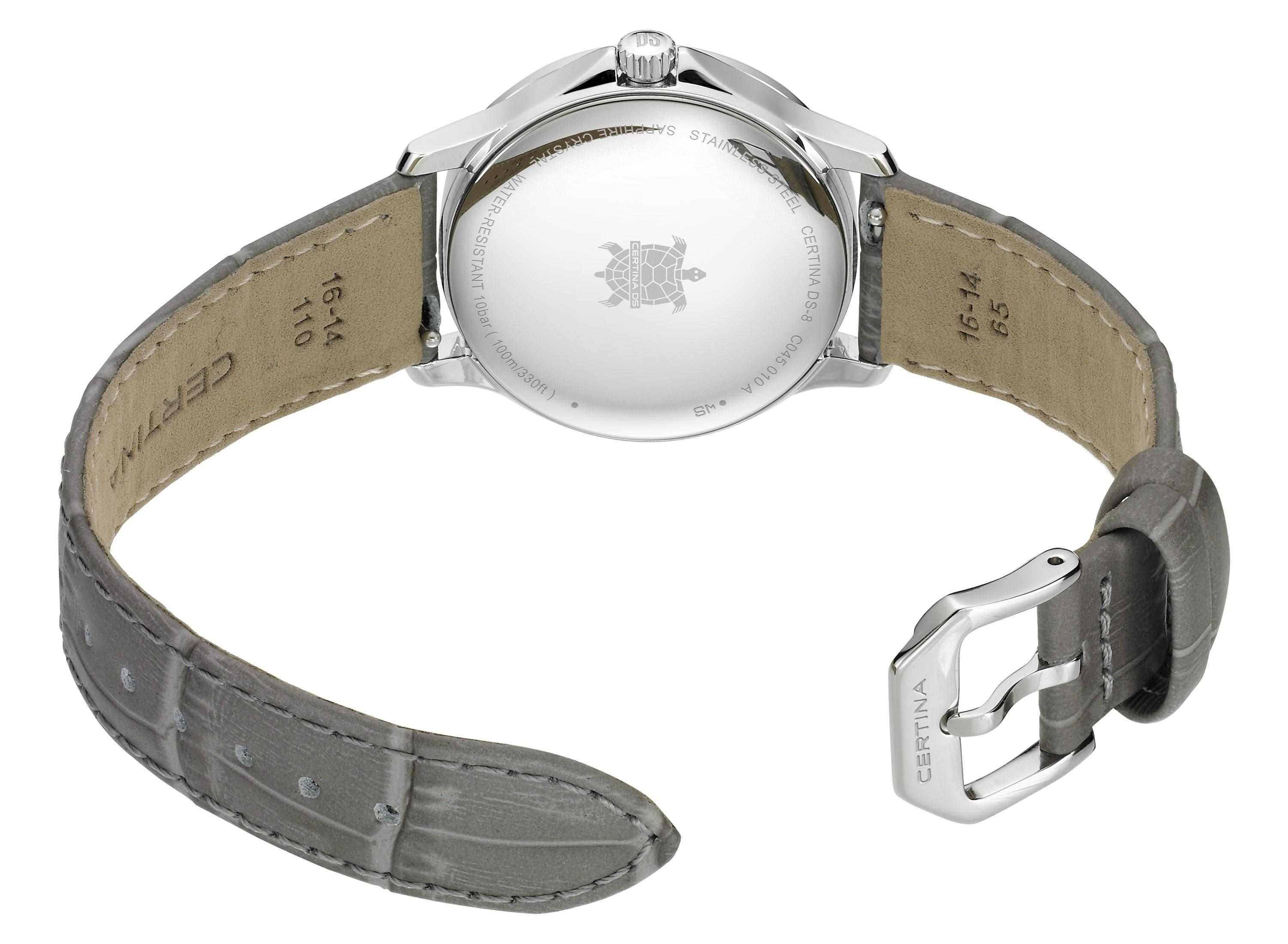 Certina DS-8 Lady 31 Stahl Grau