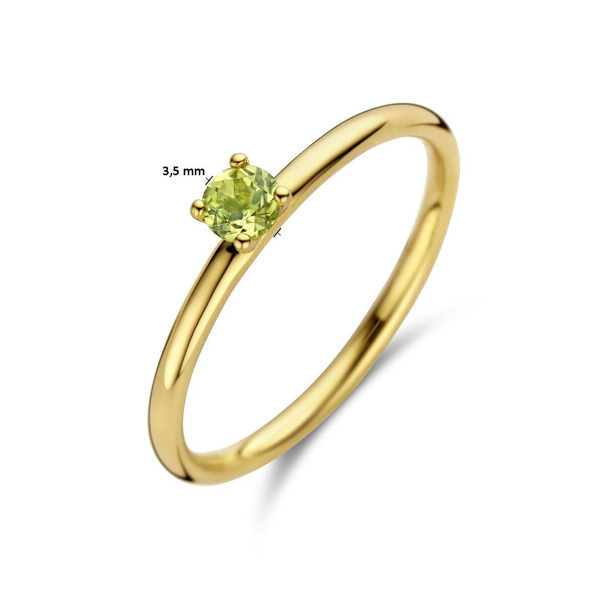 Solitaire Ring Peridot