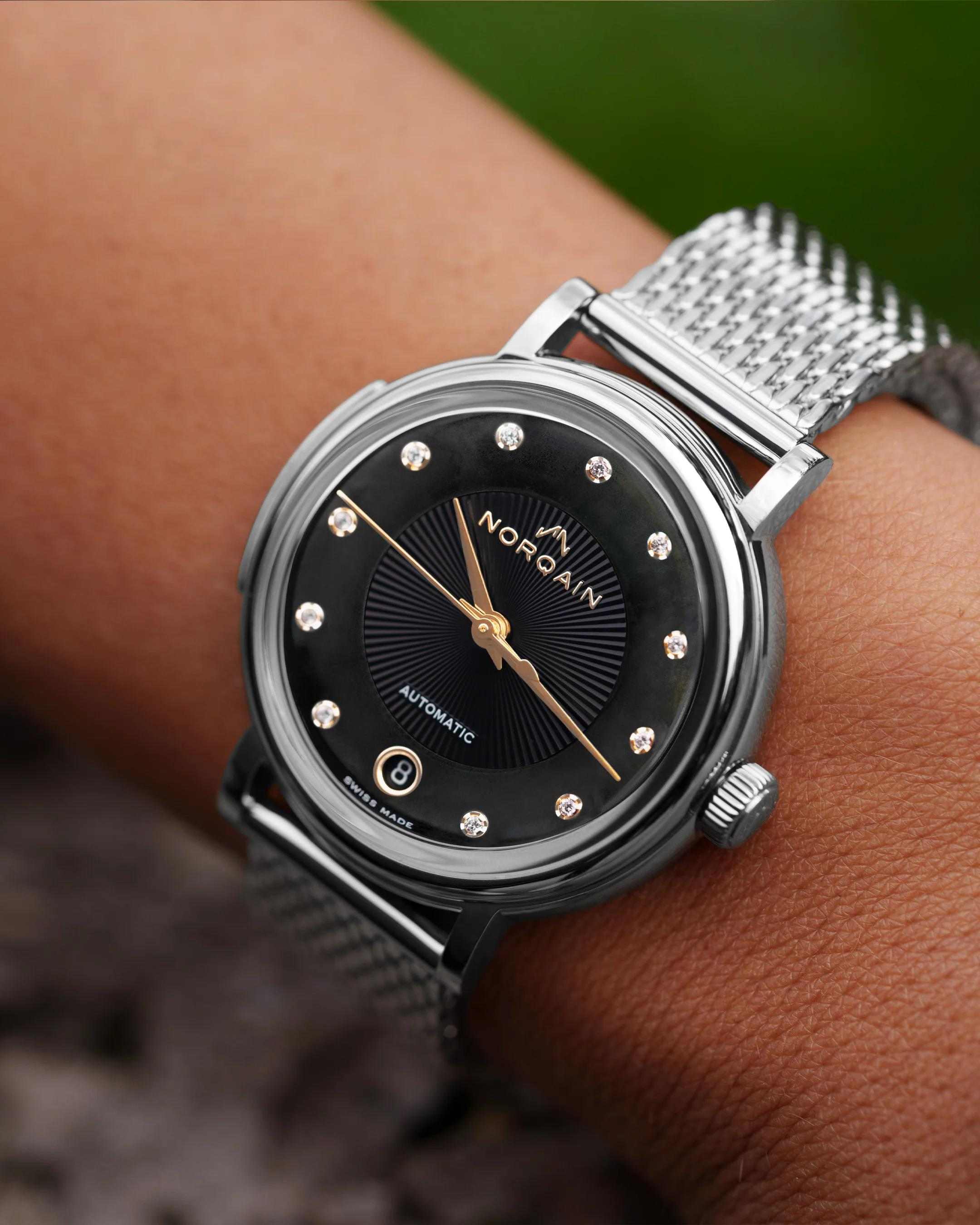 Norqain Freedom 60 Perlmutt Milanaise 34,0mm