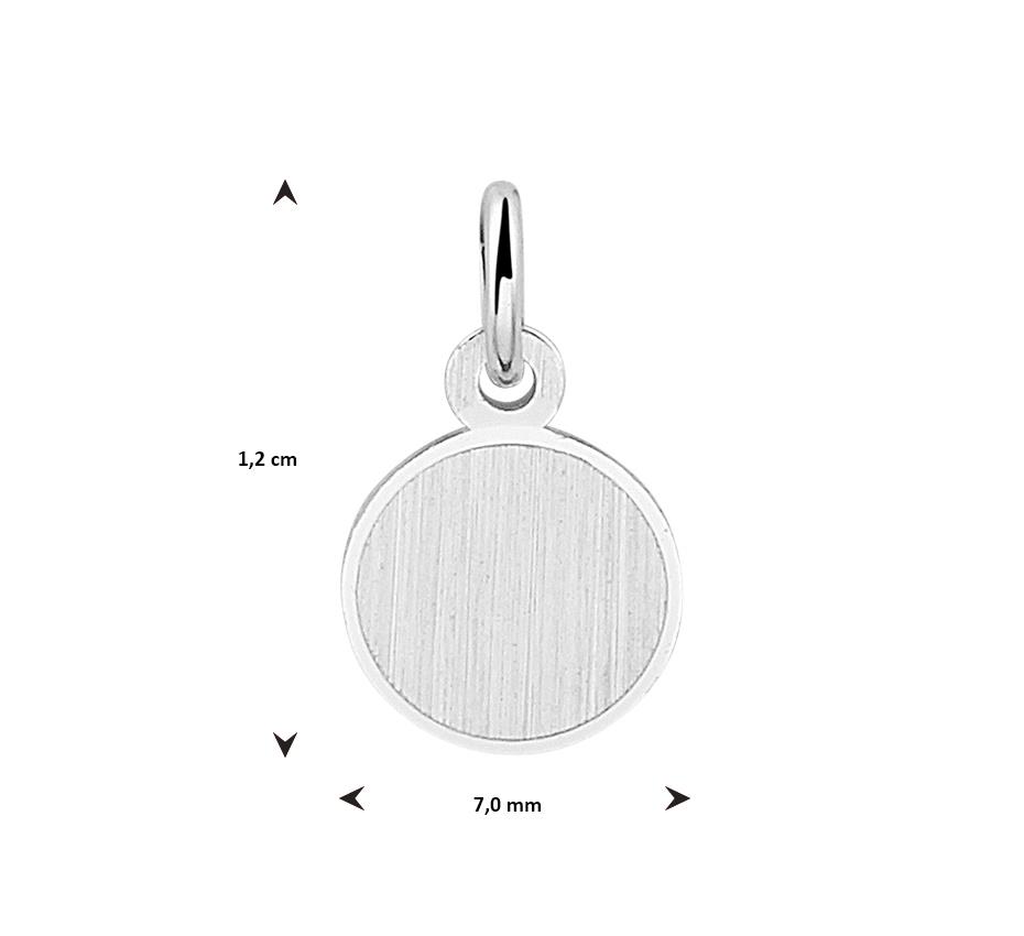 Gravur Anhänger rund 7,0mm