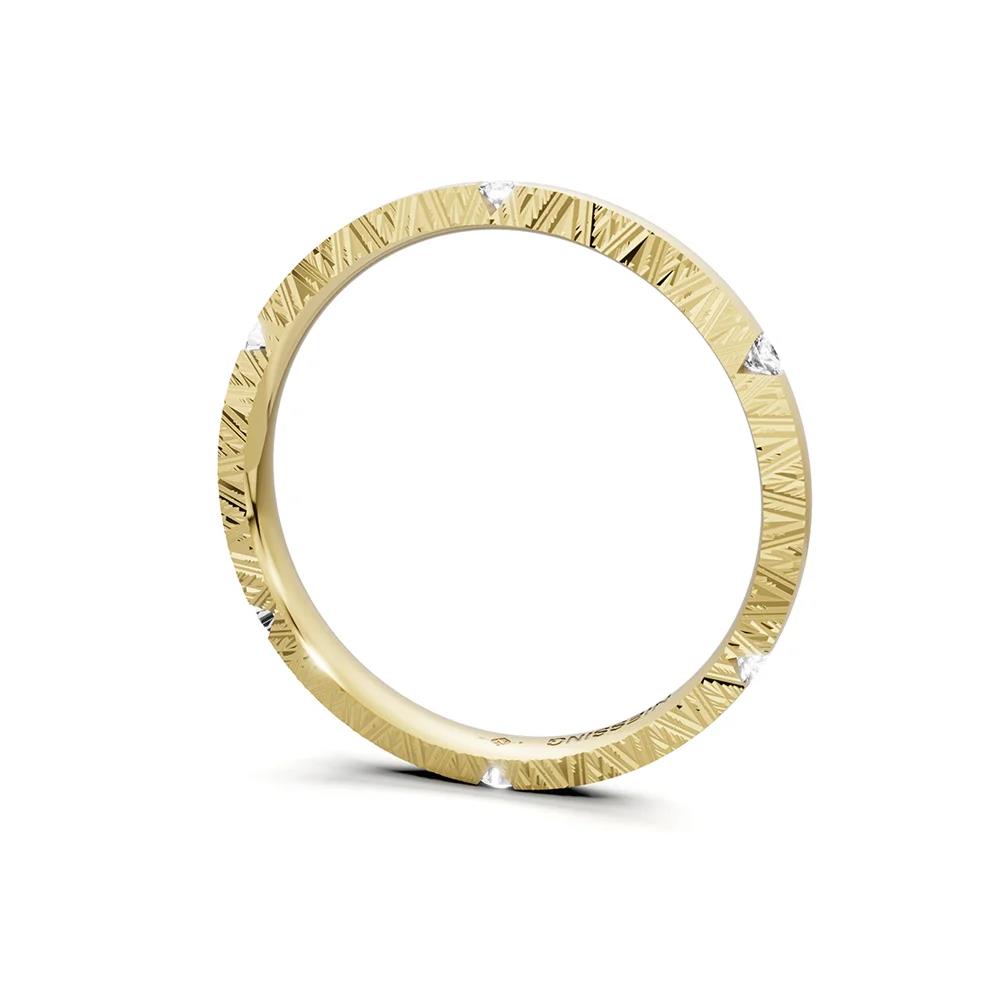 Niessing Sun Gelbgold Ring mit 6 Brillanten