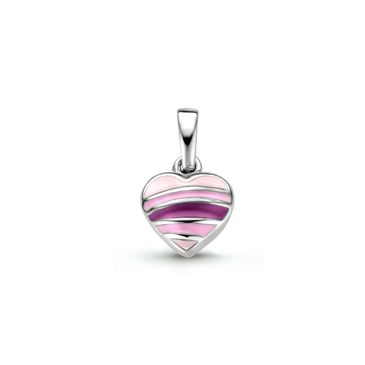 Herz Anhänger Rosa Pink Lila