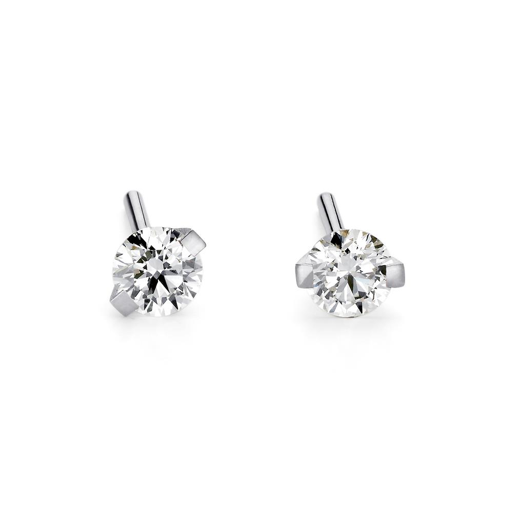 Niessing Princess Ohrstecker Platin 0,46ct
