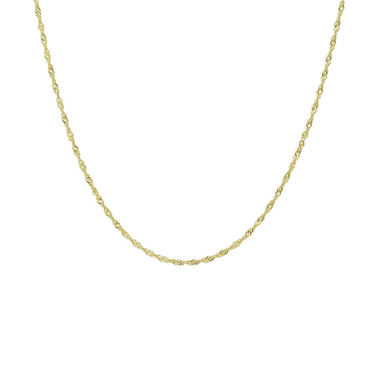 Singapur Gelbgold Kette