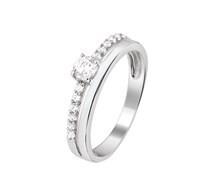 doppel Solitaire Ring