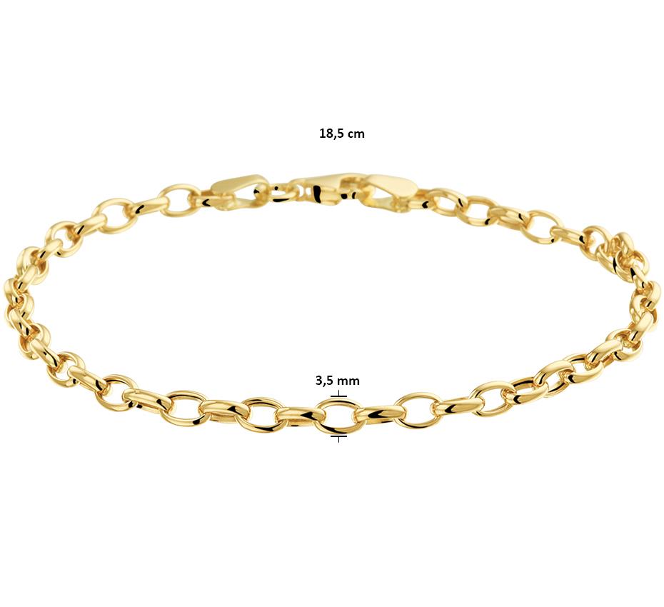 Anker rund  Armband