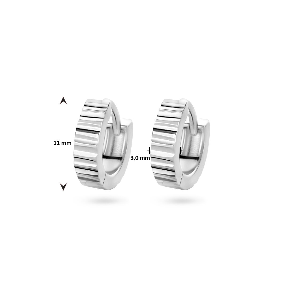 Creolen Silber 11,0mm