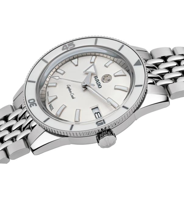 Rado Captain Cook Damenuhr white