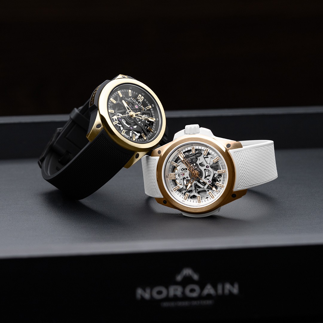 Norqain Wild One Skelett 39mm Gold Black Limited