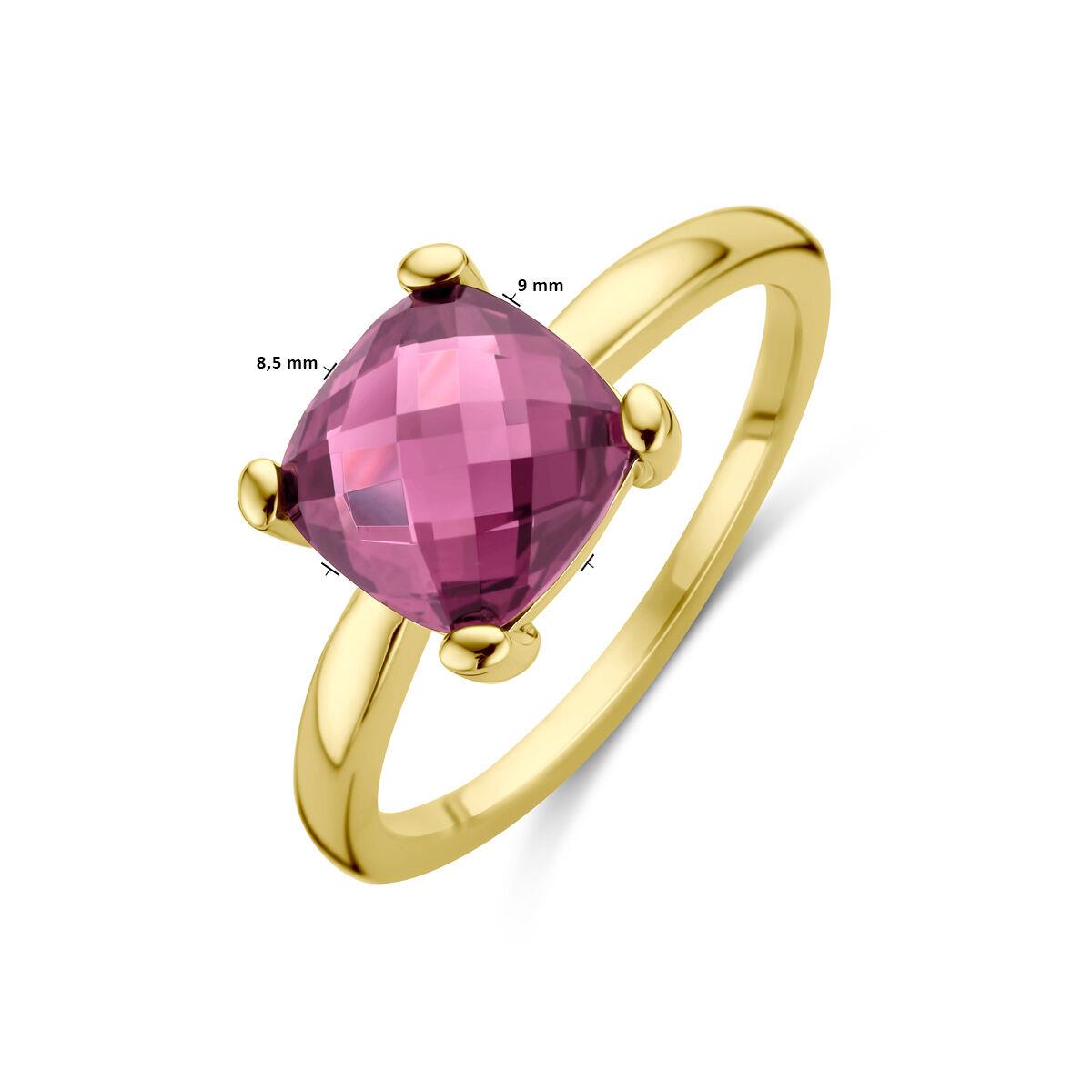 Rhodolith Solitair Ring