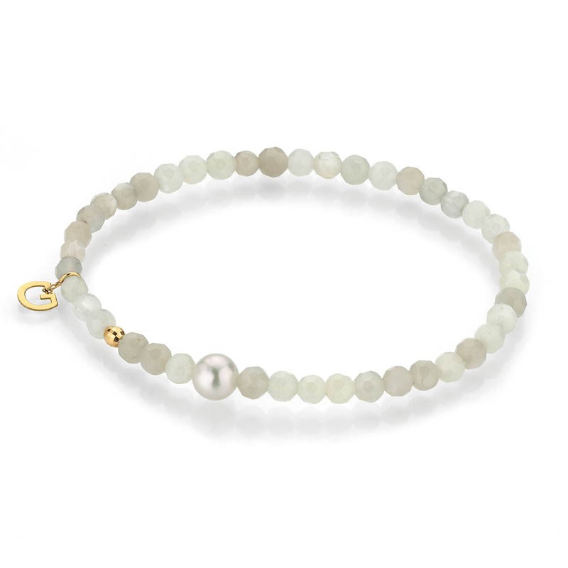Gellner Big Bang Armband Mondstein SoftWhite Perle