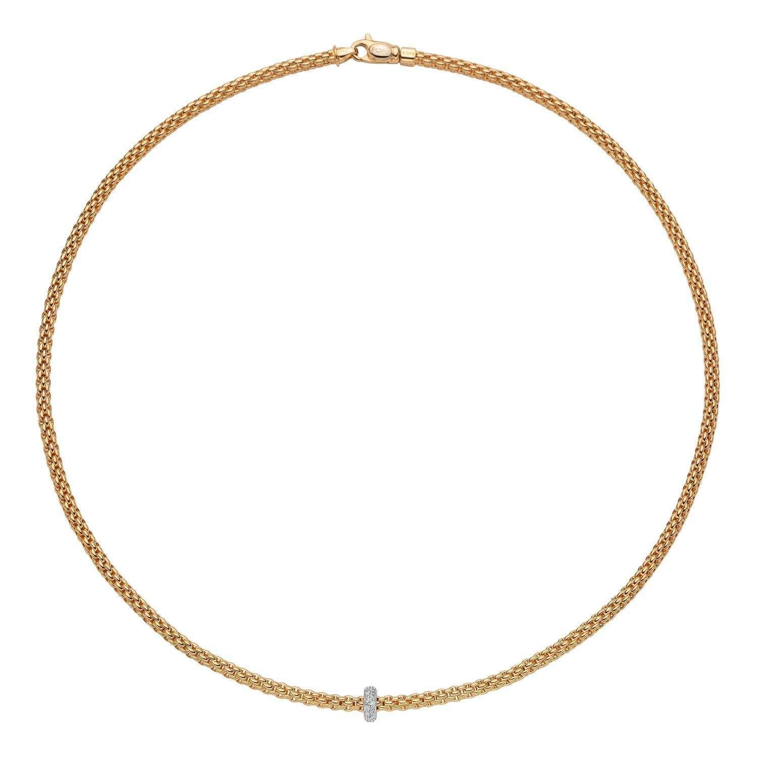 Fope Prima Gelbgold Collier 45,0cm