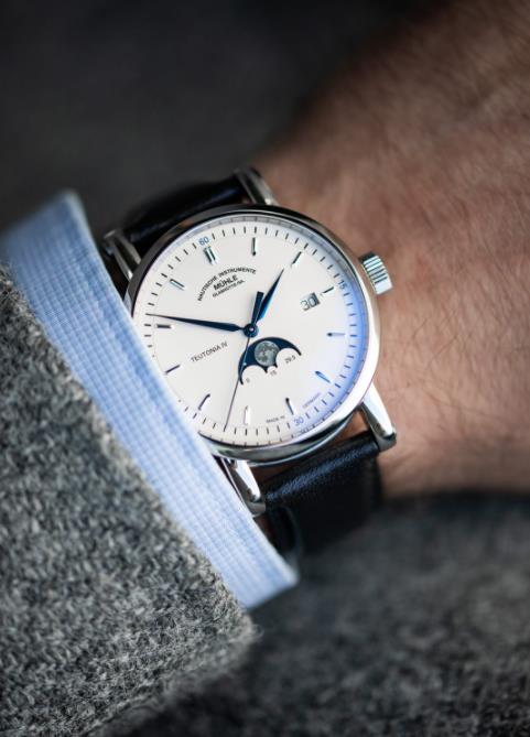 Mühle Glashütte Teutonia IV Mondphase Herrenuhr