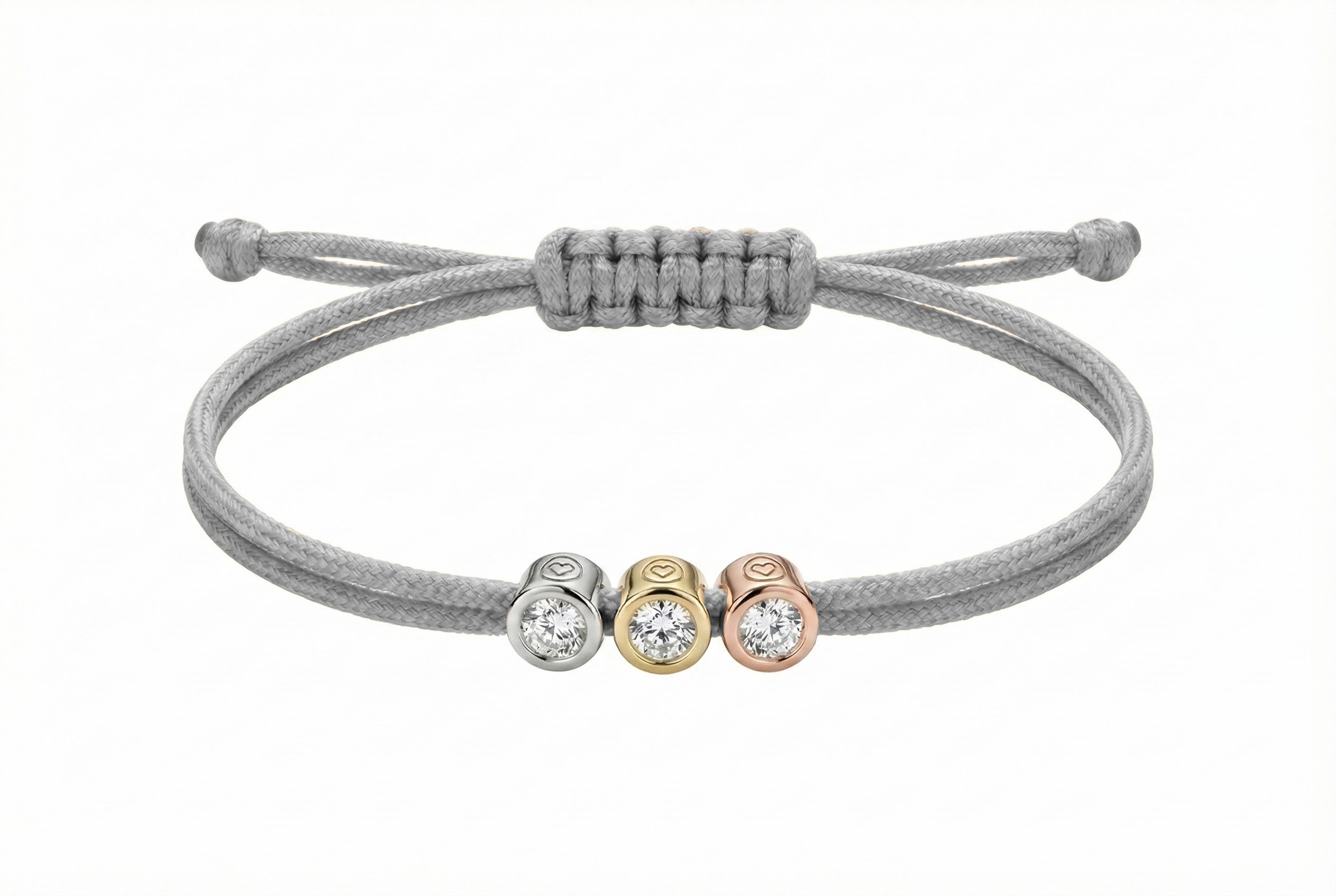 Armband Love Lab Multi Three Silver Grey 0,30ct
