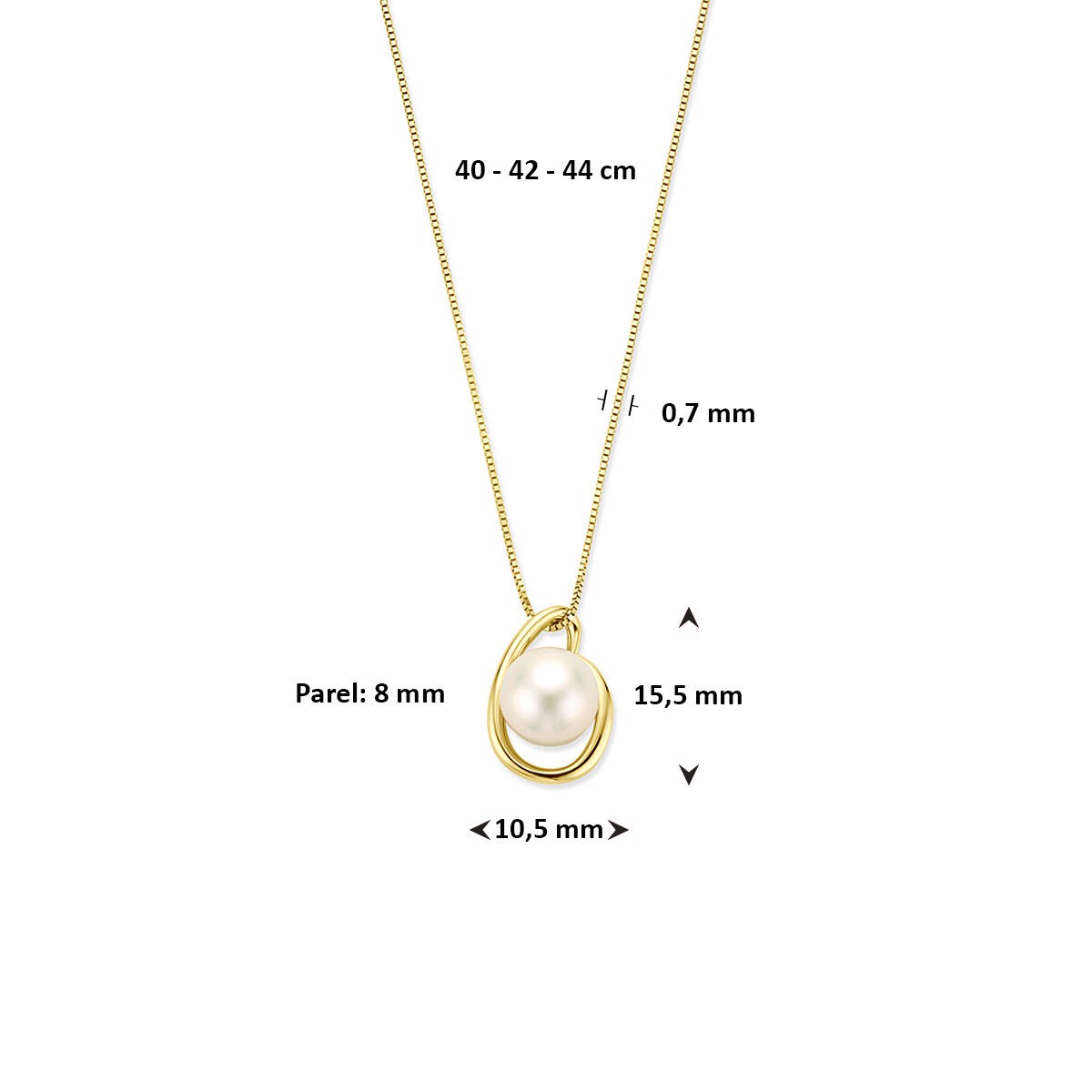Kette mit Süßwasser Perle
