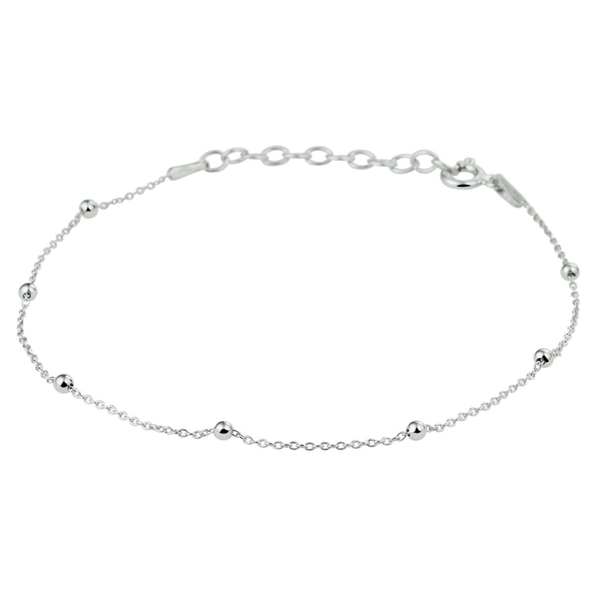 feines Anker Armband mit Kugeln