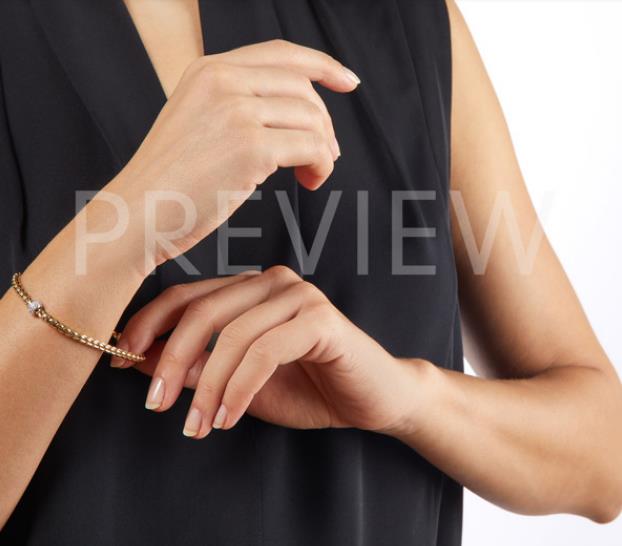 Fope Eka Tiny Armband Gelbgold L