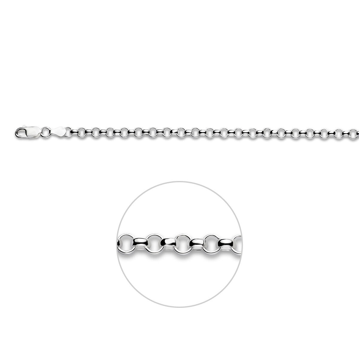 Erbs Armband 19cm Silber