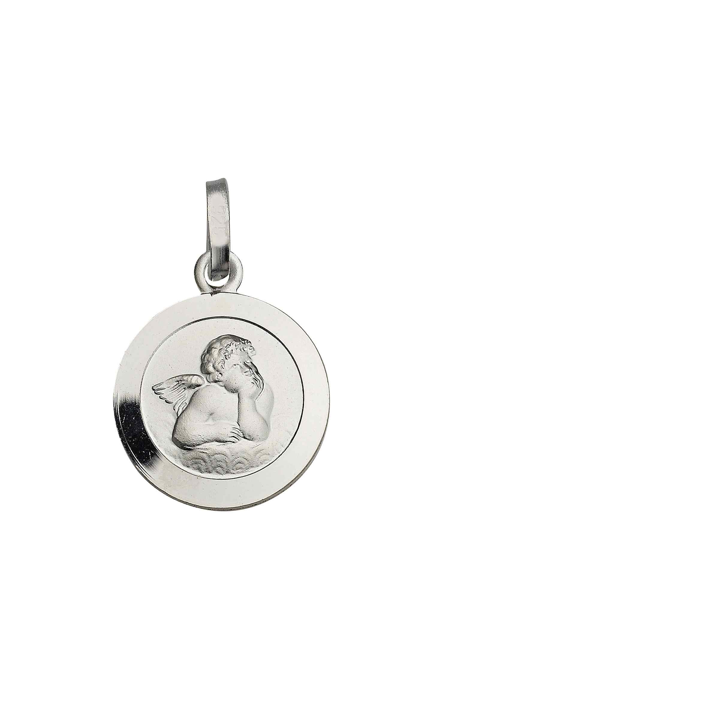 Schutzengel Anhänger Silber 12mm