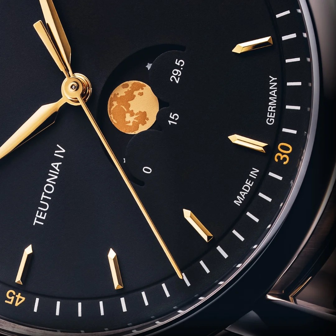 Mühle Glashütte Teutonia IV Mondphase