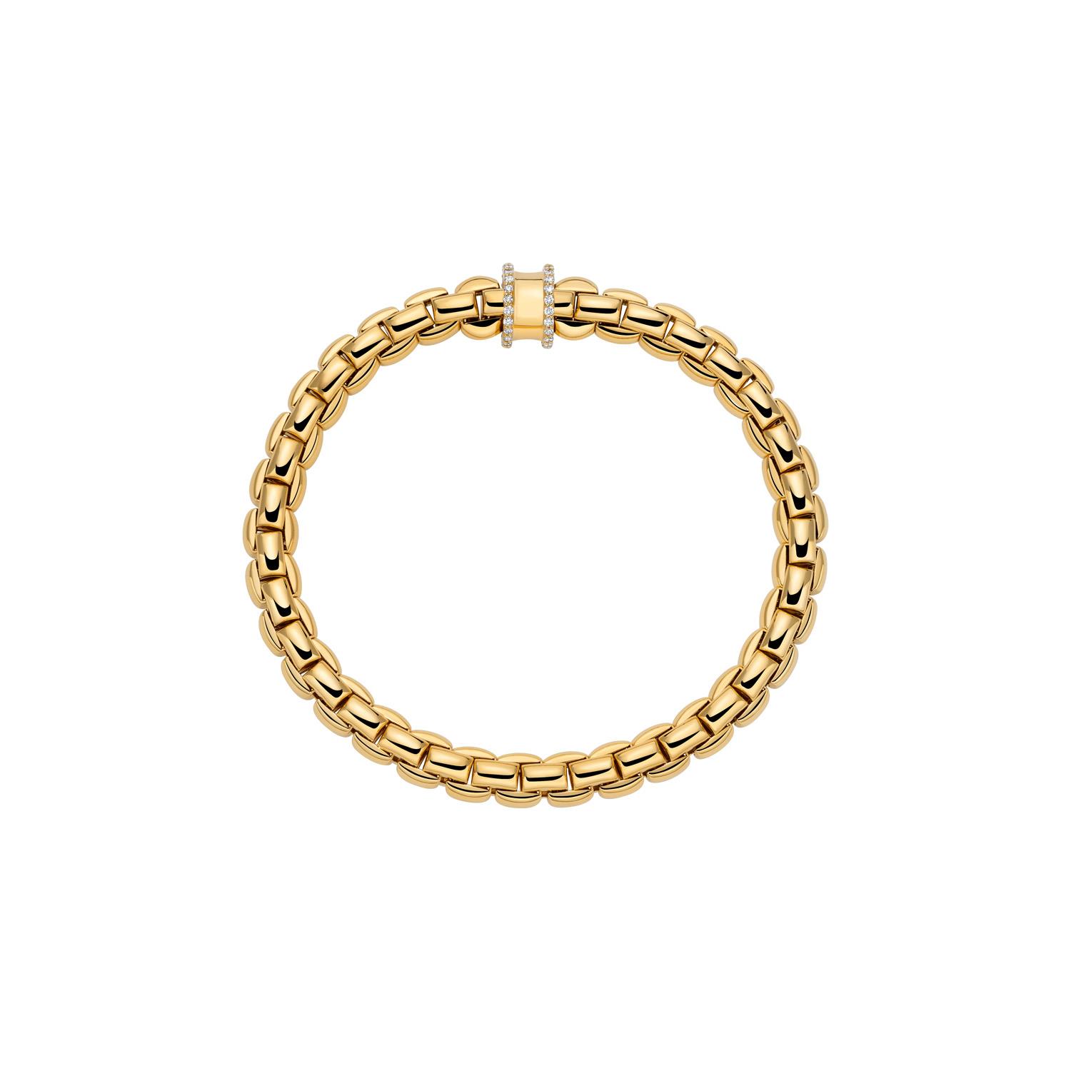 Fope Armband EKA Gelbgold mit Brillanten M